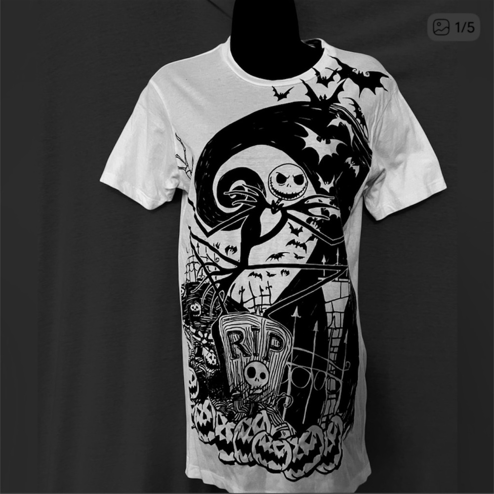 The Nightmare Before Christmas white shirt